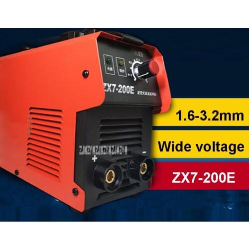 ZX7-200E Household Mini Stainless Steel Welding Machine Industrial Portable Inverter DC Arc Welding Machine 220V 6KVA 1.6-3.2mm