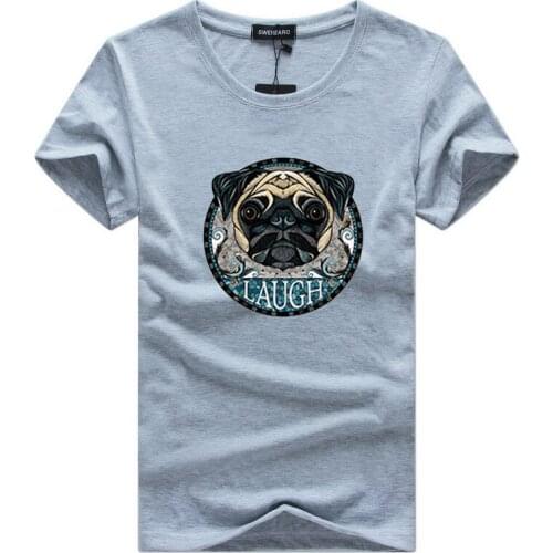 YG6182-A1196 Cheap wholesale 2021 England style summer new Daily leisure men short sleeve T-shirt - bulldog Factory direct sales
