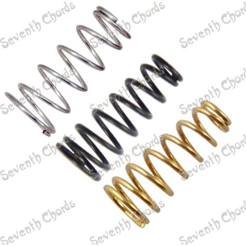 120Pcs/lot Electric Guitar Bridge String Saddle Mount Spring Electric Guitar Pickup Humbucker Adjust Replacement Conical Spring