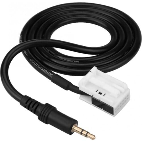 3.5 mm AUX audio input car radio cable cellular adapter cable for MP3 player for Peugeot 307/408 High quality wire rod durable