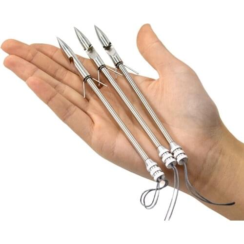 3/6/9pcs Fish Arrows Stainless Steel SlingShot Accessories Used for Catapult Outdoor Hunting Shooting Fishing Sports Set New