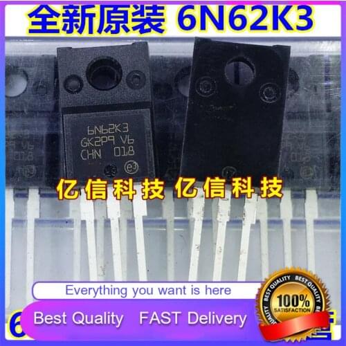5PCS New Original Platinum STF6N62K3 6N62K3 Field Effect Tube 5. 5a620v Direct Plug To220f Plastic Seal Good Quality
