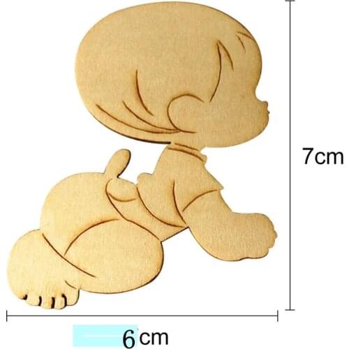 50 x Baby - Laser Cut Shapes wood toys