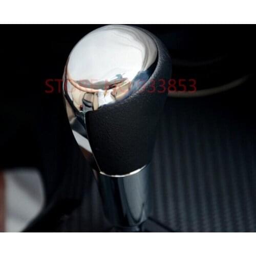 ABS Chrome Car Styling Gear Shift Knob Cover Gear Shift Head Sticker trim For RAV4 2013 2014 2015 2016 Accessories