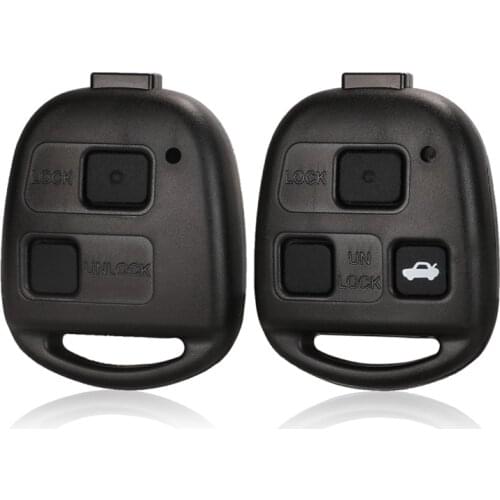 Jingyuqin 2/3B Remote Car Key Shell Case For Lexus RX300 ES300 LS400 Toyota RAV4 Land Cruiser YARIS CAMRY key shell No Blade