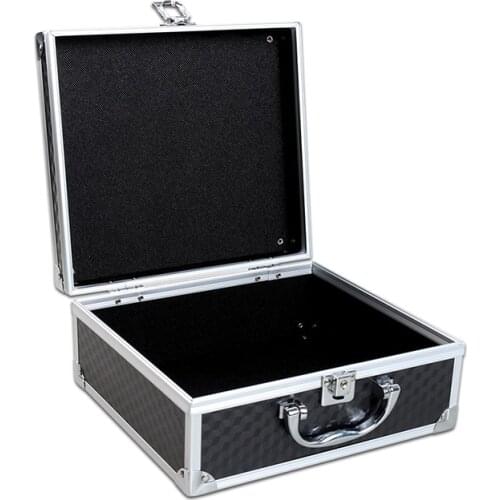 Large Capacity Tattoo Machine Case Black Aluminium Carrying Case With Lock Permanent For Rotary or Coil Tattoo/Gun Machine