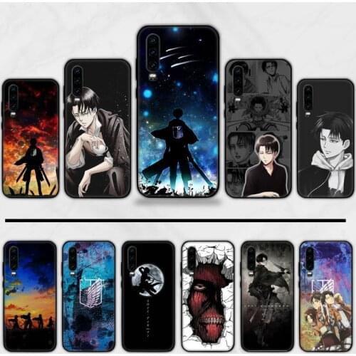 Attack on titan anime Phone Case For Huawei P9 P10 P20 P30 Pro Lite smart Mate 10 Lite 20 Y5 Y6 Y7 2018 2019