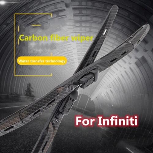 For Infiniti QX70 QX80 QX60 QX56 Q70L Q70 Q60 EX25 FX35 JX35 FX37 QX50 QX30 ESQ G25 G37 M25 M35 Q50L Q50 carbon fiber wipe