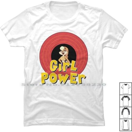 Girl Power Lola Bunny T Shirt 100% Cotton Girl Power Master Power Bunny Wars You Ola Bun Ali We Ny