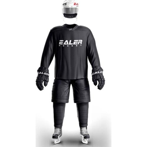 Cool Hockey free shipping cheap high quality black ice hockey practice jersey s in stock usa Any Name Any Number