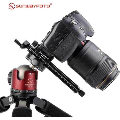 SUNWAYFOTO MFR-150s MFR-150 Camera Slider Photography Macro Focusing Gear Rail Slider Release Plate Bracket
