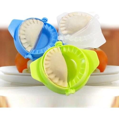 Kitchen Dumpling Molds plastic Dough Press Dumpling Pie Ravioli Mould Cooking Pastry Chinese Food Jiaozi Maker Hand Mould 9z