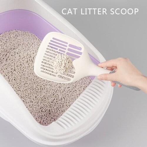 Cat Litter Shovel Handle Picker Scoop Cat Litter Filter Kitten Sand Scooper Waste Cleaning Tool For Dog Cat Clean Feces Supplies