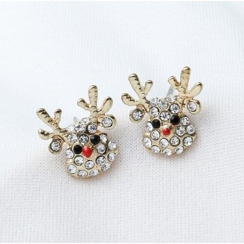 Fashion Manifesto Christmas Elk Snowflake Womens Earrings Christmas Party Pendant Earrings Womens Jewelry Girls Gift