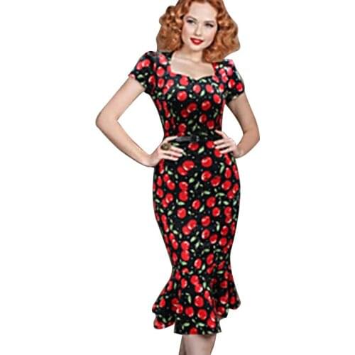 AMIKAFASHION 2019 New Fashion Womens Summer Elegant Square Neck Tunic Wear To Work Business Casual Party Pencil Sheath Dresses