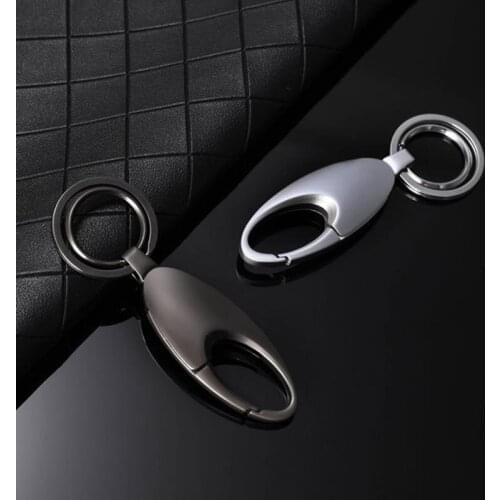 New Fashion Metal Simplicity Keychain Creative Unisex Car Bag Key Ring Pendant Gift For Car Lovers