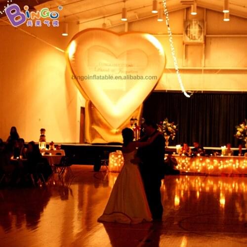 Personalized 80cm inflatable love heart / inflatable heart with lights / heart inflatables toys