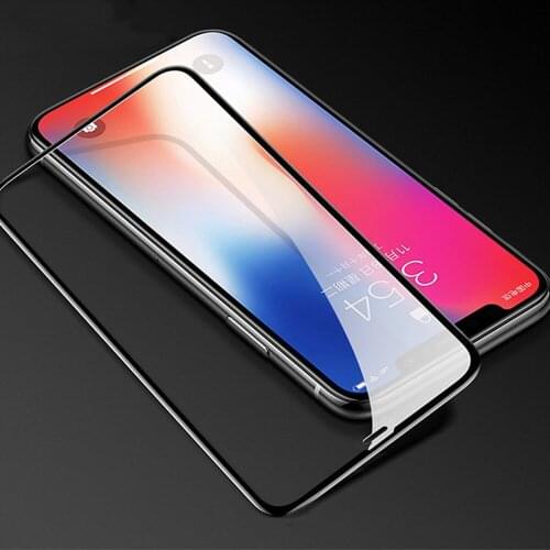 Full cover for iphone X XR XS max 7 8 plus 11 pro max phone screen protector tempered glass protective film on glass smartphone