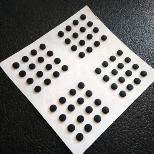 64PCS 4MM*1MM SELF ADHESIVE SOFT ANTI SLIP BUMPERS SILICONE RUBBER FEET PADS GREAT SILICA GEL SHOCK ABSORBER