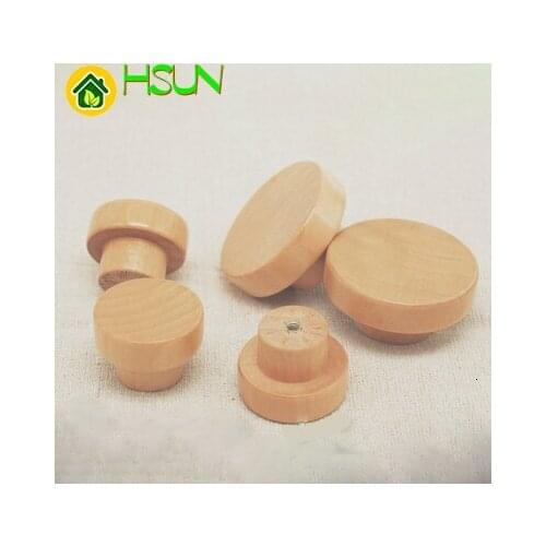 Solid Wood He Mu Small Handle Tatami Hand Raw Wood Handle Japanese Northern Europe Wind Drawer Cabinet Door Handle