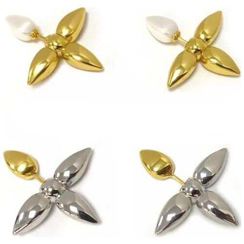 Vintage retro hit-and-roll plug-in lucky garb European and American ear accessories wholesale earrings