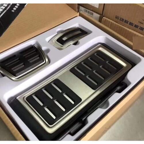 HIGH QUALITY !!!! FOR VW Golf 7 Passat B8 Tiguan MK2 Stainless Steel Brake Pedal Accelerator Pedal Rest Area Pedal