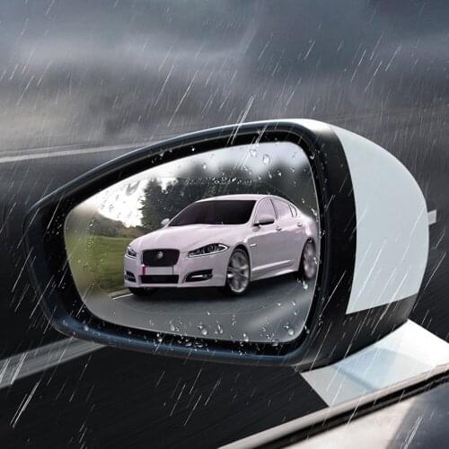 2Pcs Waterproof Nano Stickers Car Rear View Mirror Protective Film Anti-fog Window Clear Rainproof Rearview Mirror