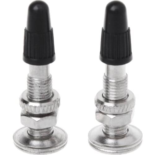 2021 Top 2pcs 31mm Bicycle Presta Valve Ultralight Tire Zinc Alloy MTB Mountain Road Bike
