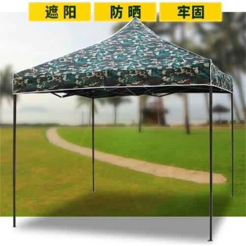 3*3M 800D Oxford Cloth Outdoor Advertising Tent Portable Folding Car Parking Tent Camouflage Waterproof Sun Shade Awning