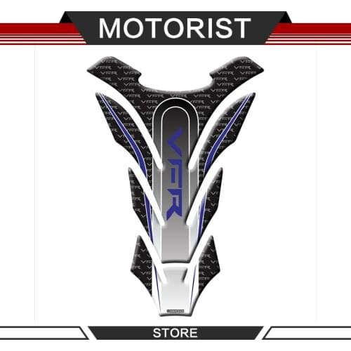 Motorcycle 3D sticker Gas Fuel Oil tank fishbone stickers decoration protection decal suitable For HONDA VFR vfr