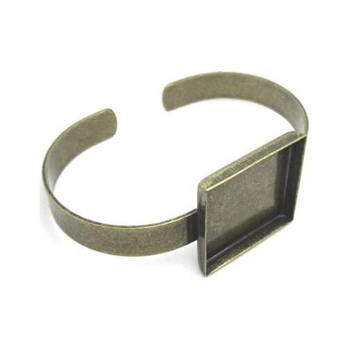 Beadsnice Wholesale Bracelets Bangles Adjustable Fashion Pulseiras Findings 25mm Bracelet Base DIY for Women ID19374