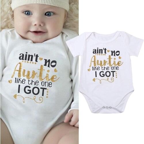Baby Girl Letter Printed Bodysuit Jumpsuits 0-18M Infant Newborn Toddler Summer Casual Short Sleeve Romper Sunsuit 2021 New