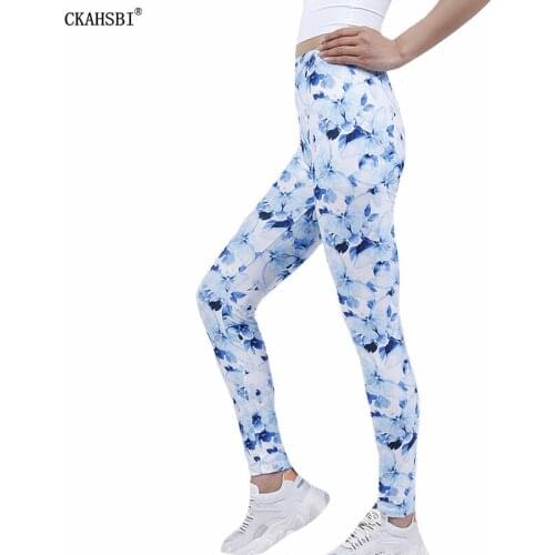 CKAHSBI High Elasticity Casual Sexy Yoga Pants Fashion New Design Punk Women Legging Running Fitness Leggins Ankle Length