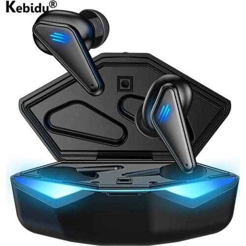 Low Latency TWS Bluetooth Gaming Earbuds Mini Stereo True Wireless Earphones In ear Sports Waterproof with 3 Mic for phone