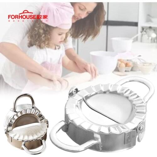 Dumpling Tools Jiaozi Maker Mould Eco-Friendly Pastry Stainless Steel Kitchen Tools Dough Cutter for Kitchen Making Tools