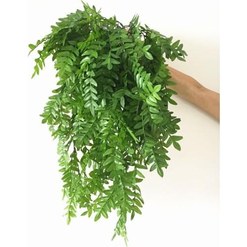 Artificial Plant Leaves Vines Wall Hanging Simulation Rattan Leaves Branches Green Plant Ivy Leaf Home Wedding Decoration