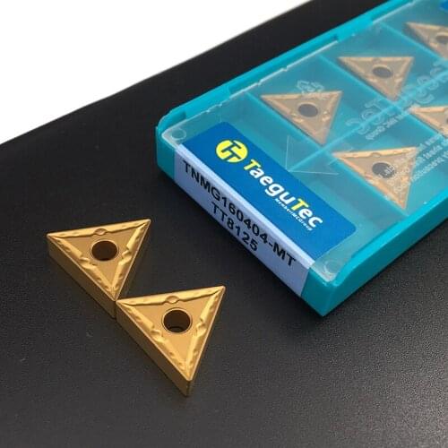 10PCS TNMG160404 MT TT8125 CNC Lathe Tools Steel Parts Carbide Inserts Carbide Tip External Turning Tool Carbide Insert