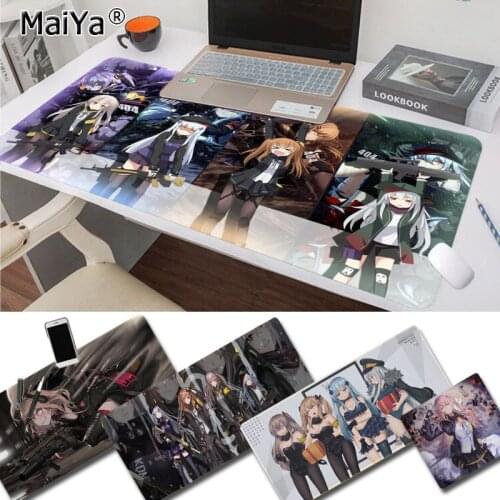 MaiYaCa New Arrivals Mairuige Girls Frontline Anime Gaming Player desk laptop Rubber Mouse Mat Rubber Computer Gaming mousepad