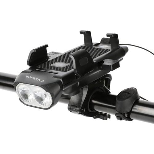 Multifunctional Four-in-one Mountain Bicycle Front Lamp Speaker Phone Frame Charging Treasure Fixed Bracket