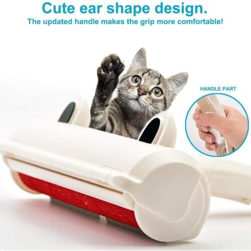 Pet Hair Remover Roller Dog Cat Hair Cleaning Brush Fur Removing Dogs Cats Hair Brush Car Clothing Couch Sofa Carpets Combs