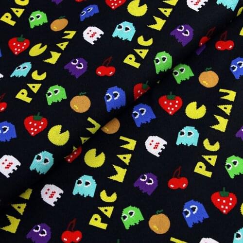 Cartoon Online Game Print 100% Cotton Fabric for Kids Clothes Hairband Tissue Sewing Dress DIY Needlework Material