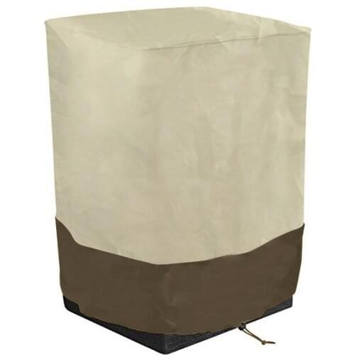 Outdoor Patio Square Fire Pillar Cover Courtyard Dust And Sun Protection Rain Cover