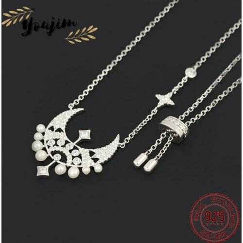 New Women Banchetto Xingyue Pearl Collana regolabile Luxury Fashion Monaco Squisito regalo di gioielli in argento 925