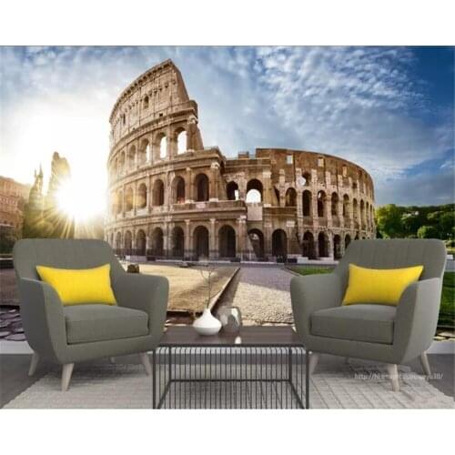 Beibehang wallpaper 3d Custom wall sticker thai architecture landscape mural 3d wallpaper home decor papel de parede wallpaper