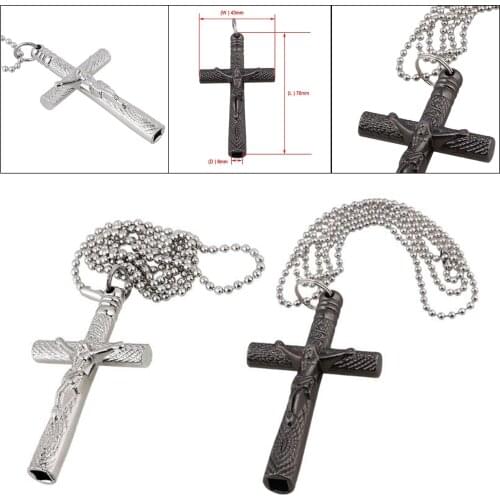 Drum Tuning Key Necklace Drum Tuning Wrench Cross Drum Key w/ Chain Necklace
