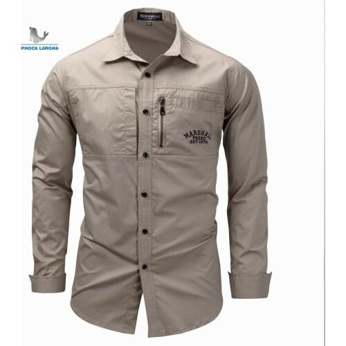 Phoca Largha Mens Silk Shirts