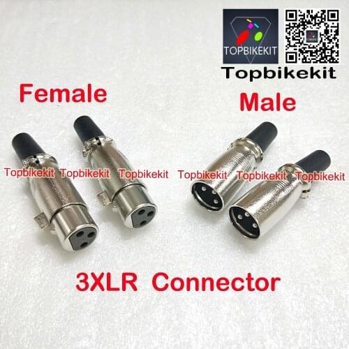 XLR connector audio plug / microphone plug 3pins speaker connector male & female 3XLR Power connector plug