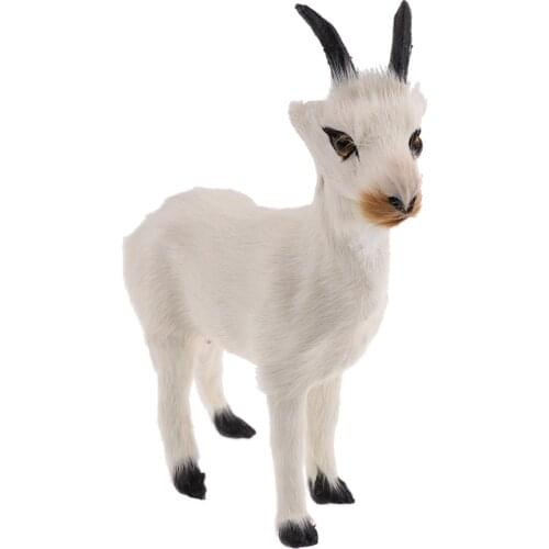 Realistic Model Sheep Standing Toy Yard Animal Action Figures