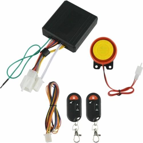 12V Motorcycle Security Alarm and Anti-Theft System Remote Control One-Button Start Suitable for Bicycle Scooters
