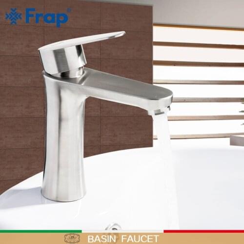 FRAP Basin Faucets stainless steel basin sink faucets bath mixer taps wash bathroom basin sink mixer water tap torneira griferia